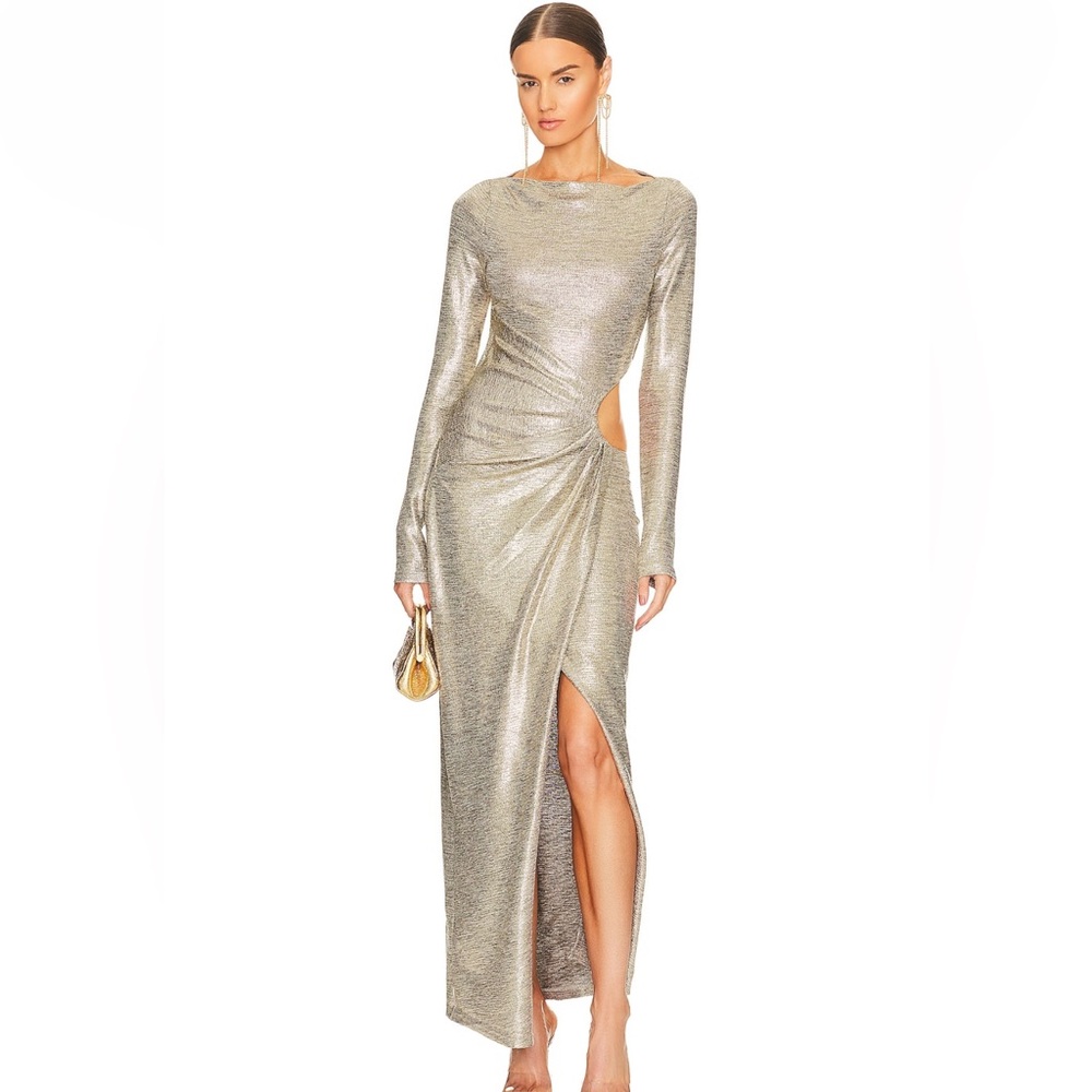 Significant other Chloe dress in gold